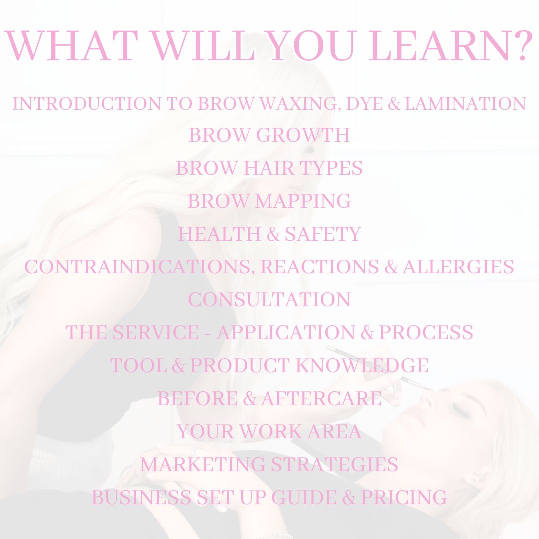 3 Day In-Person Lash & Brow Masterclass