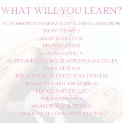 3 Day In-Person Lash & Brow Masterclass