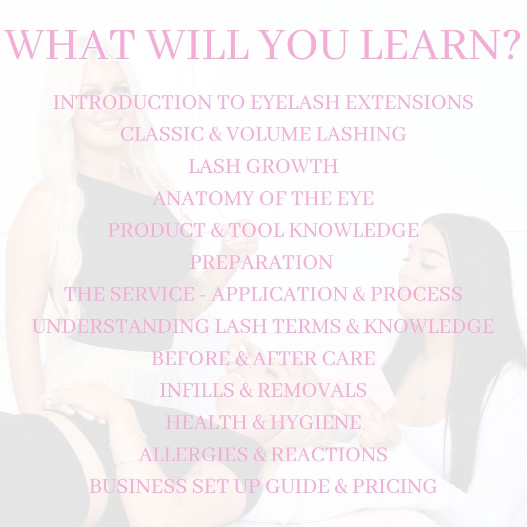 2 Day In-Person Lash Masterclass