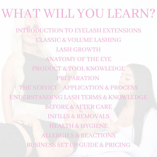 1 Day In-Person Lash Masterclass